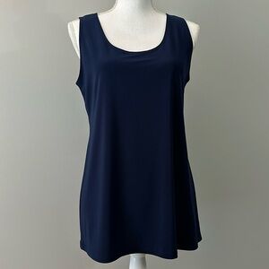 Tank Top - Elegant Navy Top